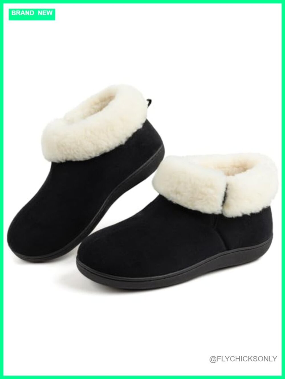 Women's Bootie Slippers Memory Foam Faux Suede Non-Slip